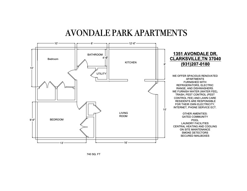 1351 Avondale Drive - 2 Bedroom